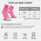 PAPLUS Ankle Compression Socks for Women 6 Pairs, Running Athletic Socks - Image 2
