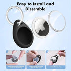 UNBREAKcable Holder for Apple AirTag 4 Pack Protective Case Waterproof TPU Shell - Image 3