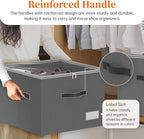 3 Pack Shoe Organizer for Closet, Foldable Shoe Storage Containers, Fits up to - Image 5