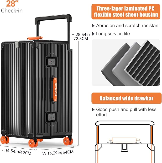 Aluminium Frame Checked- In Luggage - Image 2