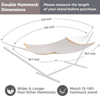 SUNCREAT Hammocks 14 FT Quick Dry Hammock Double Size - Image 3