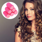 Beaupretty 8PCS Hair Sponge Roller Spiral Hair Curlers, Self-Adhesive Foam Curlers for HairStyling, No Heat Sleep-In Roller for Women