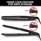 Remington 1 3/4" Flat Iron, Hair Straightener with Anti-Static Technology, 30-Second Heat Up & 60 Minute Auto Shut-off, 30% Longer Ceramic Floating Plates, Titanium + Ceramic Coating
