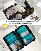 Gonex 8 Set Compression Packing Cubes, Expandable Mesh Organizer - Image 8