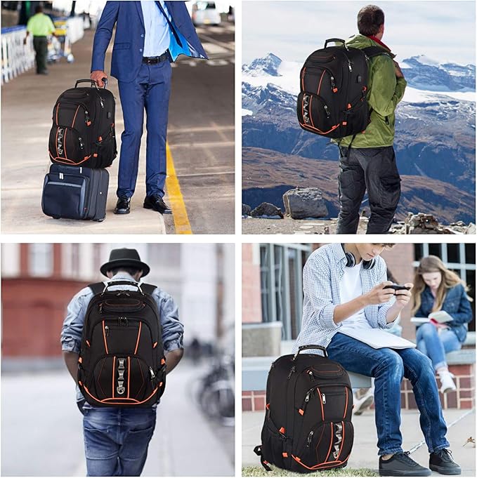 Travel Laptop Backpack, Extra Large 18.4 inch Gaming Laptop Backpacks - Image 7
