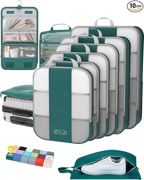 10 Set Compression Packing Cubes by OlarHike