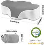 Bespilow Travel Pillow for Sleeping, Cervical Neck Support Pillow for Neck Pain - Image 8