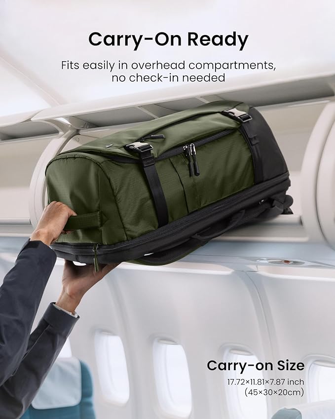 tomtoc Travel Backpack 28L, TSA Friendly Flight Approved Carry-on Luggage Hand - Image 4