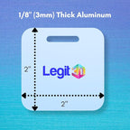 Custom Metal Luggage Tags - Image 3