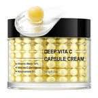 Deep Vitamin C Capsule Face Cream,Moisturizer Capsule Facial Cream,Hydrating Night Face Cream Skincare 4.9 OZ