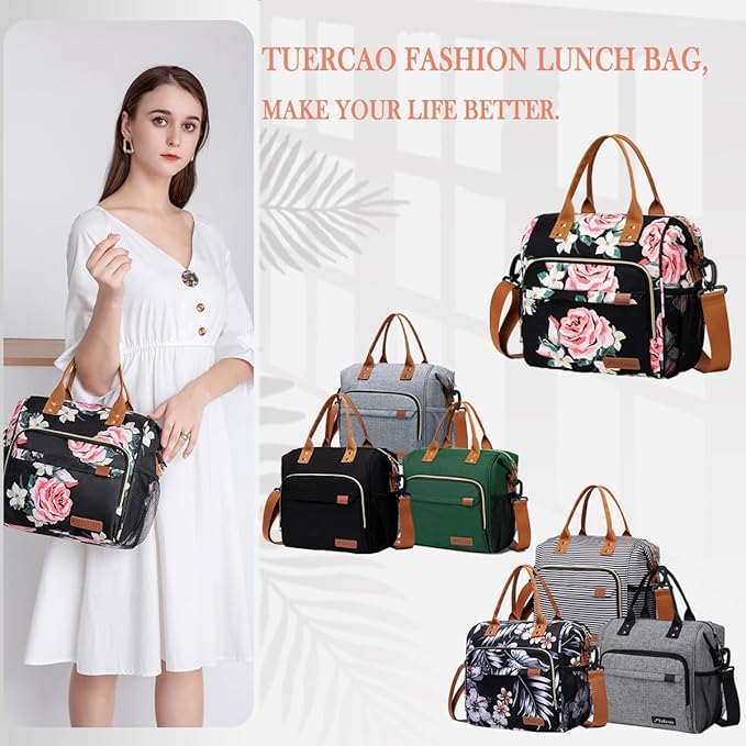 TuErCao Lunch Box for Women Adult Insulated Lunch Bag for Female Teacher Nurse - Image 7