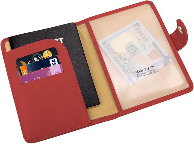 ZOPPEN Passport Holder Women, Passport Cover Travel Wallet Rfid Blocking - Image 3