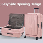 29 Inch Luggage with Expansion & Side Opening Design, 50 * 31*76cm, 117L~133L - Image 4