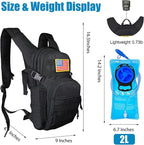 Tactical Hydration Backpack 2L Water Bladder - Image 7