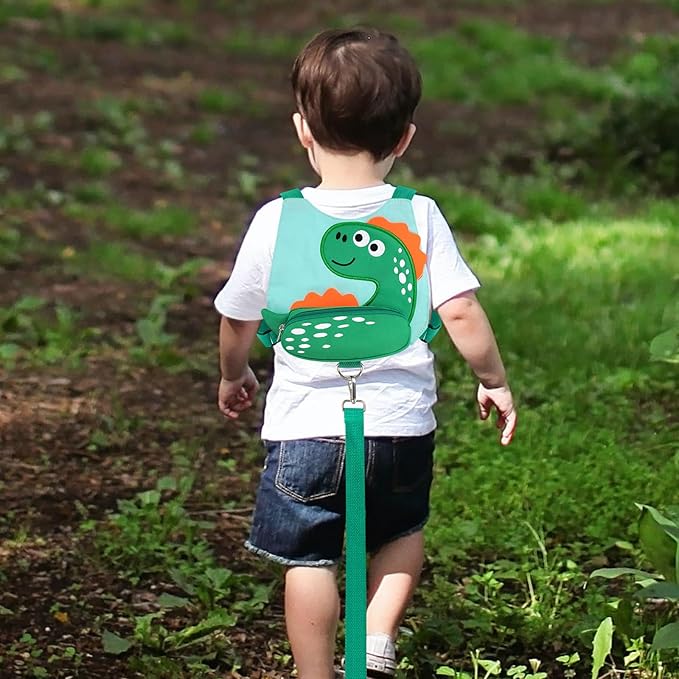 Accmor 3 in 1 Toddler Harness Leash + Baby Anti Lost Wrist Link, Cute Dinosaur - Image 7