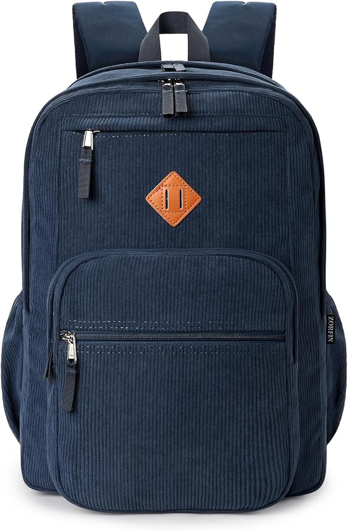 ZORFIN 26L Backpack for College, and Travel: Corduroy Bookbag - Image 7