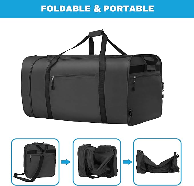 Finnhomy 100L Foldable Rolling Duffel Bag - Image 5