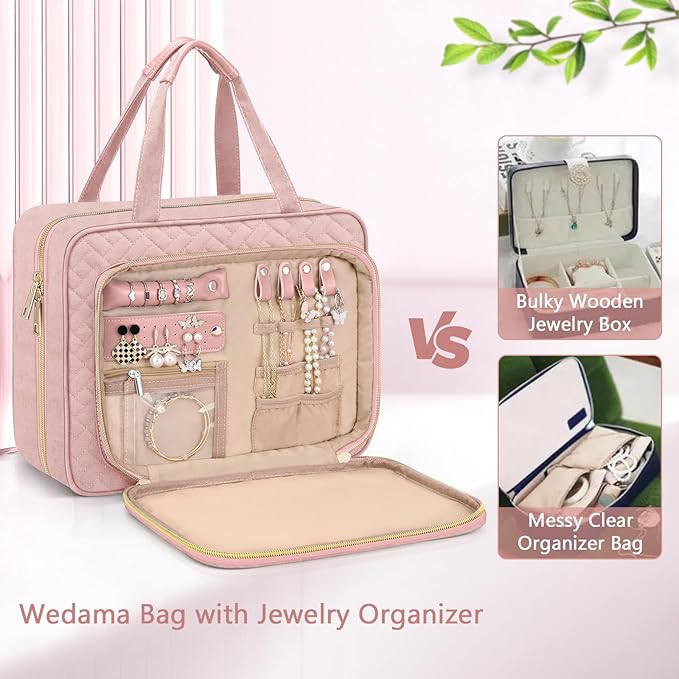 Wedama Toiletry Bag for Women, Hanging Travel Toiletry Bag - Image 3