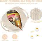 Bluboon Lunch Bag for Women Men Cute Corduroy Lunch Tote Bags Reusable - Image 6