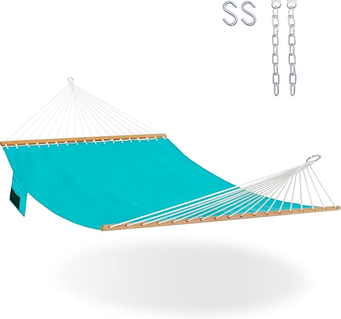 Lazy Daze Hammocks 11 FT Double Outside Hammock Quick Dry Olefin Fabric Hammock by LazyDazeHammocks