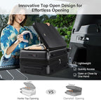 Hanke Hardside Expandable Carry On Luggage, 20 Inch Top Opening Trunk Luggages - Image 4
