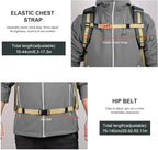 MOUNTAINTOP Hiking Backpack 35L Travel Backpack Lightweight Daypack - Image 8
