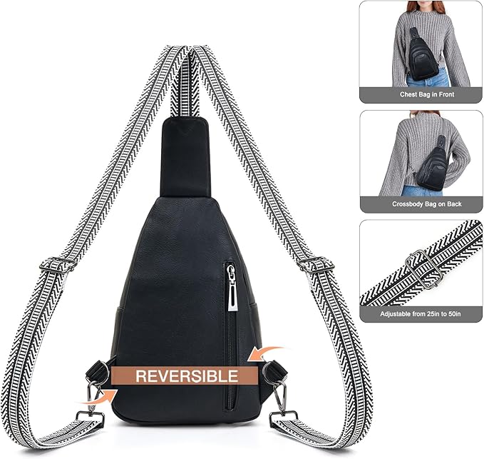 10L Crossbody Sling Bag for Women Men Anti Theft Cross Body Fanny Pack Belt Bag - Image 5
