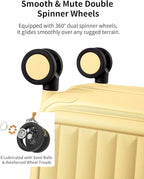 aji Expandable Top Open 26 Inch Checked Luggage - Image 8