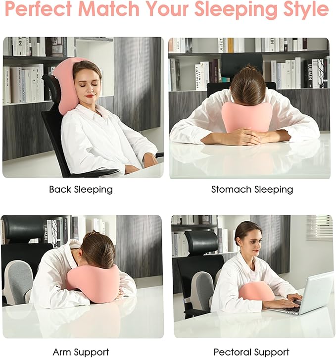Travel Pillow, Neck Pillow Airplane, Plane Pillow Memory Foam Travel Neck Pillow - Image 5