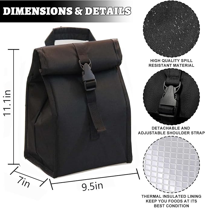 Insulated Foldable Lunch Bag - Image 3