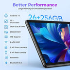 Android Tablet with Keyboard, 26GB RAM, 256GB ROM, 10.1 inch Android 14 Tablet - Image 2