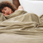 PHF Ultra Soft Fleece Blanket Queen Size, No Shed No Pilling Luxury Plush Cozy - Image 2