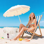 LEDAOU Beach Bag Waterproof Sandproof Women Tote Bag Pool Bag - Image 3
