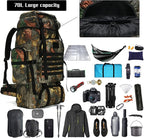 Hiking Backpack for Men 70L/100L Camping Backpack Military Rucksack Molle 3 - Image 3