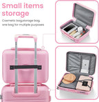 Campfun Luggage 4 Piece Sets, Expandable Carry On Luggage Set Hardshell PP - Image 4