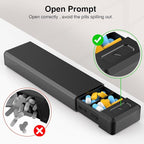 HEIYING Pill Organizer with Aluminum Shell - Image 4
