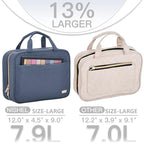 NISHEL Travel Toiletry Bag for women, Portable Hanging Organizer for Full-Sized - Image 3