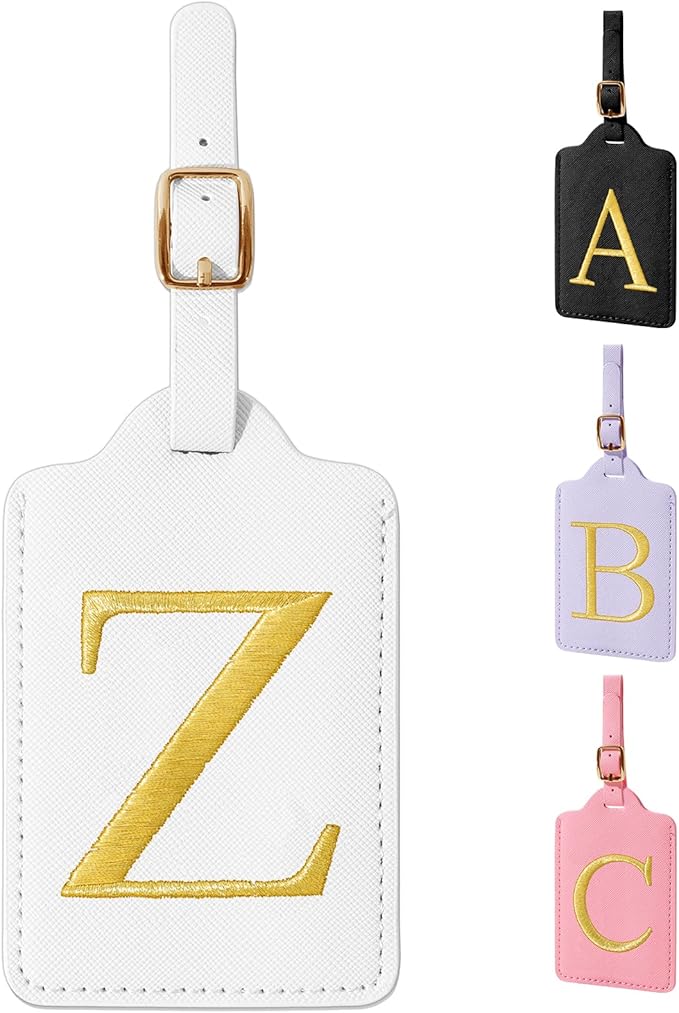 Personalized Initial Luggage Tags by izuzta