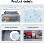 BOYATU Travel Makeup Bag Organizer Cosmetic Bag: 3 Pcs Set Make up Bags - Image 4