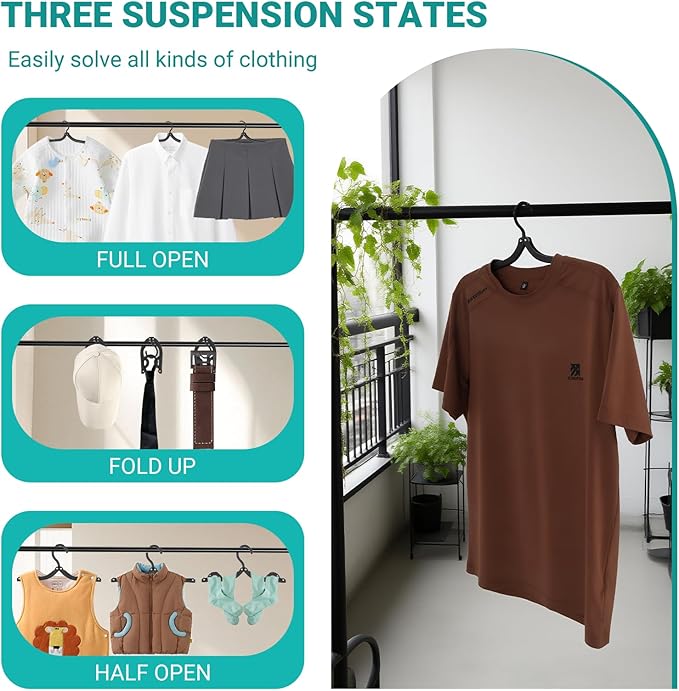 10Travel Hangers Foldable，Folding - Image 6