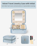 Vlando Teacher Must Haves, Personalized Initial Jewelry Case, Back to School - Image 4