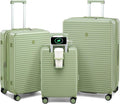 Hard Shell Suitcases Expandable Travel Luggage Sets 3 Piece, Carry on and Check by HanTrip
