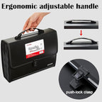 2 Pack 25 Pockets Letter Size/A4 Accordion File Organizer - Image 5