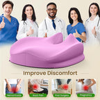 Benazcap Large Seat Cushion for Office Chair Memory Foam Coccyx Pain Relief - Image 4