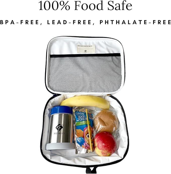 Fenrici Tie Dye Lunch Box for Boys, Kids Insulated Lunch Bag for School - Image 3