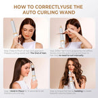 5 in 1 Blow Dryer Brush, Hair Dryer Brush Set Negative Ion Upgrade Hot Air Brush Air Styler Curling Wrap Air Curler, Curling Iron Hair Styling Tools As A Gift for Straight/Curl/Drying/Smoothing