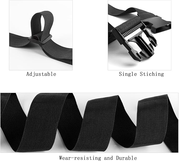 2Pcs Luggage Straps for Suitcase Travel Accessories TSA Approved, 80In Long - Image 2