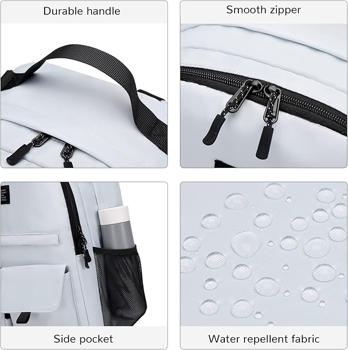 Lohol Water Resistant Backpack for Travel School Work, Casual Daypack - Image 7