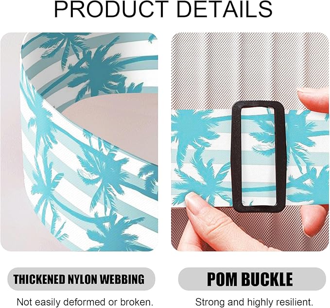 2 Pack Luggage Straps, Adjustable Cute Printing - Image 4