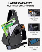 WATERFLY Large Crossbody Sling Bag: Over Shoulder Backpack Daypack Casual Cross - Image 3
